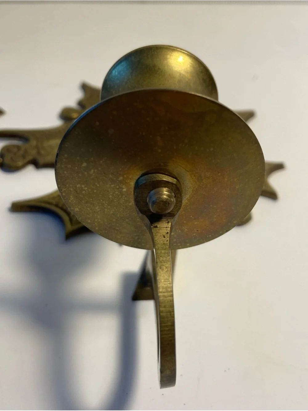Brass Leaf Wall Candle Sconces - Pair